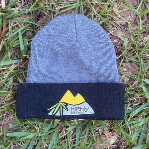 Port & Company Highly Edible Beanie Gray/Black
